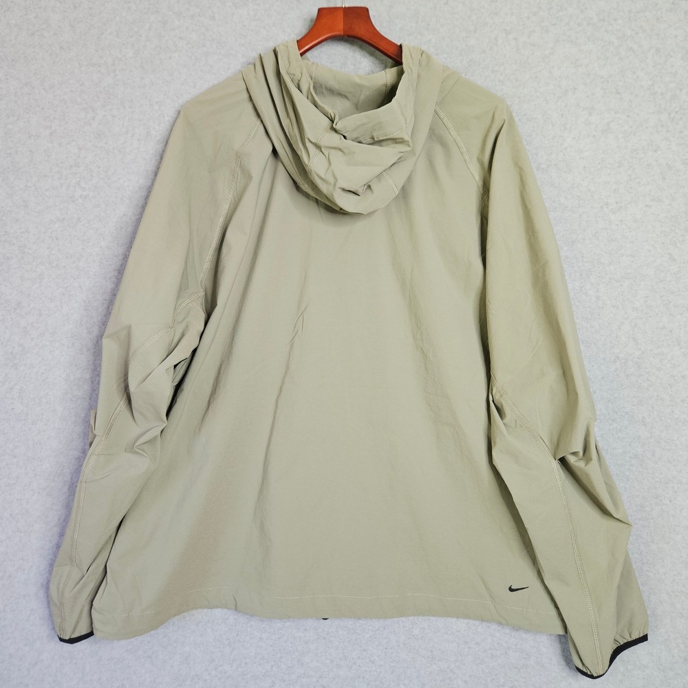 Nike Tech Woven Windrunner Hooded Jacket Mens XL Moss Green HM7151-320 New - Picture 8 of 8